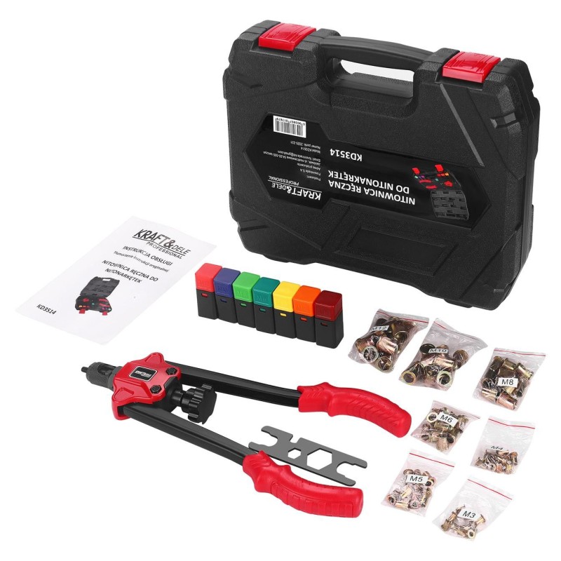 Nitownica do nitonakrętek zestaw KD3514