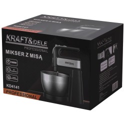 Mikser kuchenny ręczny z misą 1000W 4,5L KD4141