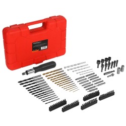 Zestaw wierteł, bitów, nasadek 109 el. KD11298
