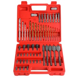 Zestaw wierteł, bitów, nasadek 57 el. KD11272