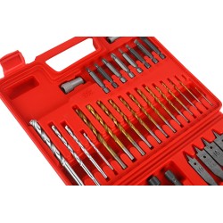 Zestaw wierteł, bitów, nasadek 57 el. KD11272