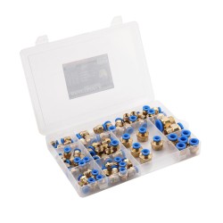 Szybkozłączki pneumatyczne 72 elementy KD5853