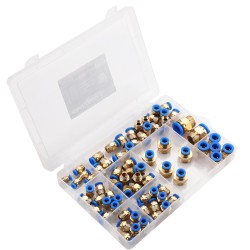 Szybkozłączki pneumatyczne 72 elementy KD5853