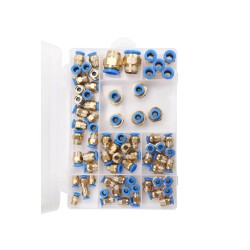 Szybkozłączki pneumatyczne 72 elementy KD5853