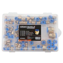 Szybkozłączki pneumatyczne 72 elementy KD5853