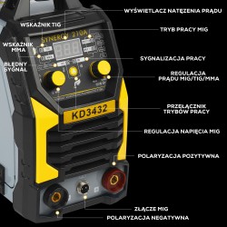 SPAWARKA INWERTOROWA MIG Flux MMA TigLift KD3432
