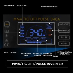 SPAWARKA INWERTOROWA MMA TigLift Pulse 340A KD3431