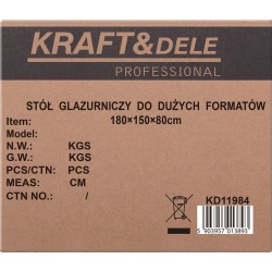 Stół glazurniczy 180 x 150 x 80cm KD11984