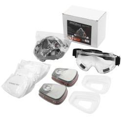 OKULARY + MASKA Z FILTREM KD10032