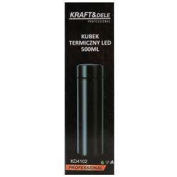 Kubek termiczny 500ml dotykowy LED KD4102
