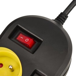 PRZEDŁUŻACZ 3M 5 GNIAZD KD4001-CZ