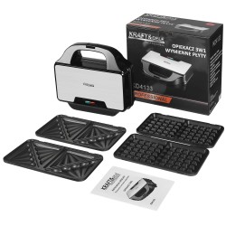 Opiekacz elektryczny z wymiennymi wkładami 1500W KD4133