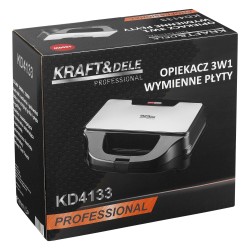 Opiekacz elektryczny z wymiennymi wkładami 1500W KD4133