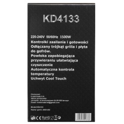 Opiekacz elektryczny z wymiennymi wkładami 1500W KD4133