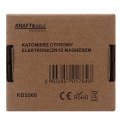 KĄTOMIERZ CYFROWY ELEKTRONICZNY Z MAGNESEM KD3560