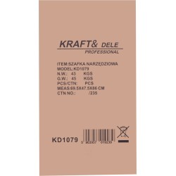 Szafka warsztatowa PUSTA KD1079