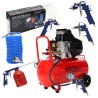 KOMPRESOR 50L + ZESTAW PNEUMATYCZNY KD401 K3