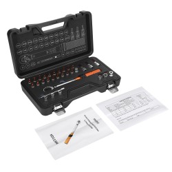 KLUCZ DYNAMOMETRYCZNY 1/4" 5–25Nm ZESTAW 32el. KD11394