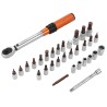 KLUCZ DYNAMOMETRYCZNY 1/4" 5–25Nm ZESTAW 32el. KD11394