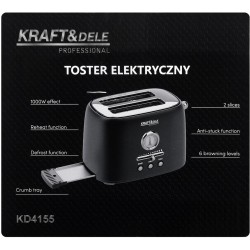 Toster Elektryczny 1000W KD4155