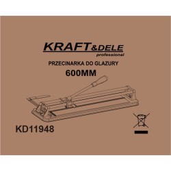 PRZECINARKA DO GLAZURY 600MM KD11948