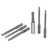 Zestaw bitów długich udarowych do wkrętarki 75mm + uchwyt 50el. KD11865
