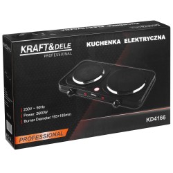 Kuchenka elektryczna 2600W 155+185mm KD4166