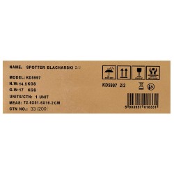 Spotter Blacharski z wózkiem + akcesoria KD5997