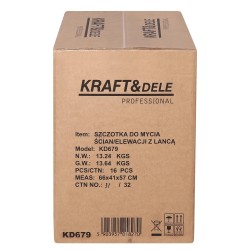 Szczotka do mycia kostki/elewacji z przedłużką KD679