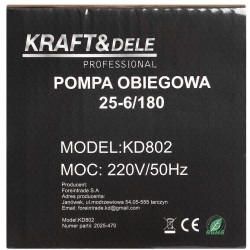 POMPA OBIEGOWA 25-6/180 KD802