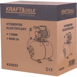 HYDROFOR 1300W 6000L/H ZBIORNIK 50L KD5233