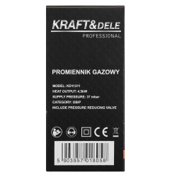 Promiennik gazowy 4,5kW KD11311