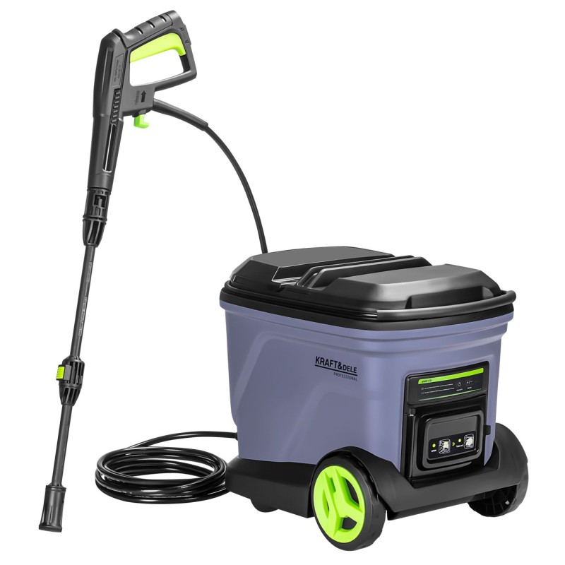 Myjka akumulatorowa ze zbiornikiem 20L 700W 42V 3000mAh 200bar 260l/h KD5372
