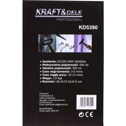 Myjka parowa 1200W 450ml KD5390