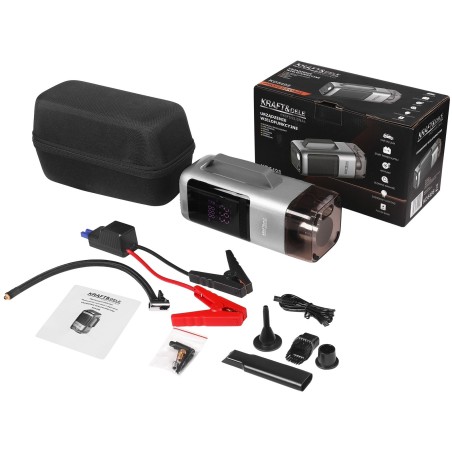 URZĄDZENIE WIELOFUNKCYJNE ODKURZACZ / JUMP-STARTER / POMPKA / DMUCHAWA / LATARKA / POWERBANK KD5498