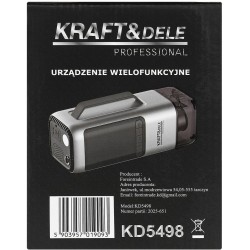 URZĄDZENIE WIELOFUNKCYJNE ODKURZACZ / JUMP-STARTER / POMPKA / DMUCHAWA / LATARKA / POWERBANK KD5498