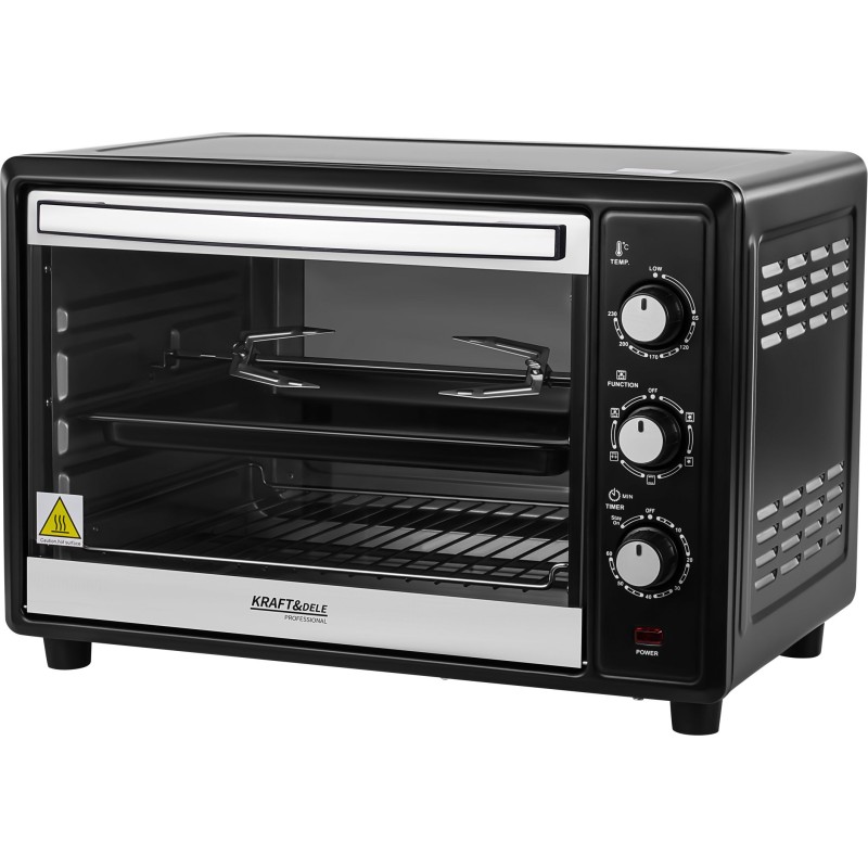 KUCHENKA ELEKTRYCZNA 45L 2000W FUNKCJA ROŻNA+AKCESORIA KD4134