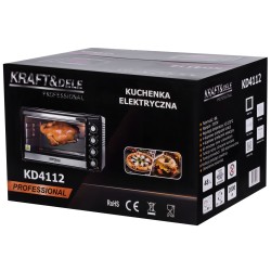 KUCHENKA ELEKTRYCZNA 48L 2000W FUNKCJA ROŻNA+AKCESORIA KD4112