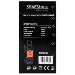 Myjka Ciśnieniowa 2900W 220 Bar KD5380