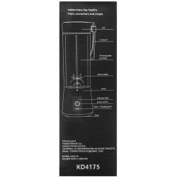 Blender akumulatorowy USB-C 400ml / 2x3000mAh KD4175