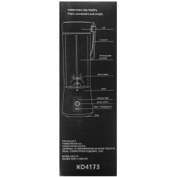 Blender akumulatorowy USB-C 400ml / 2x3000mAh KD4173
