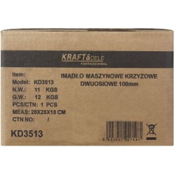 IMADŁO KRZYŻOWE MASZYNOWE 100MM KD3513