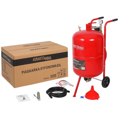 PIASKARKA SYFONOWA 80L + AKCESORIA KD5855