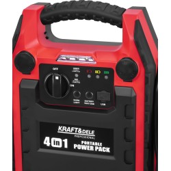 JUMP-STARTER 4w1 1200/600A 22Ah 12V + OŚWIETLENIE + KOMPRESOR KD5346