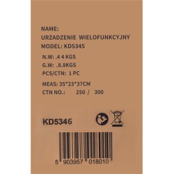 JUMP-STARTER 4w1 1200/600A 22Ah 12V + OŚWIETLENIE + KOMPRESOR KD5346