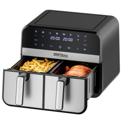 FRYTKOWNICA BEZTŁUSZCZOWA AIRFRYER 9L 2500W DWIE KOMORY +LCD KD4180