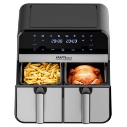 FRYTKOWNICA BEZTŁUSZCZOWA AIRFRYER 9L 2500W DWIE KOMORY +LCD KD4180