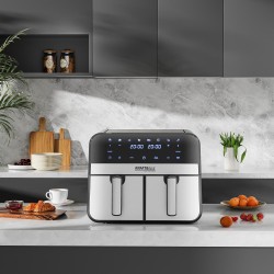 FRYTKOWNICA BEZTŁUSZCZOWA AIRFRYER 9L 2500W DWIE KOMORY +LCD KD4180