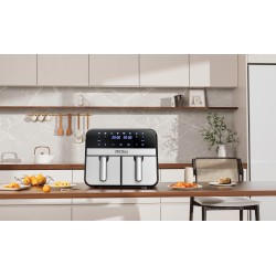 FRYTKOWNICA BEZTŁUSZCZOWA AIRFRYER 9L 2500W DWIE KOMORY +LCD KD4180