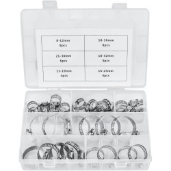 ZESTAW OPASEK ZACISKOWYCH ŚLIMAKOWYCH 34EL. KD10866